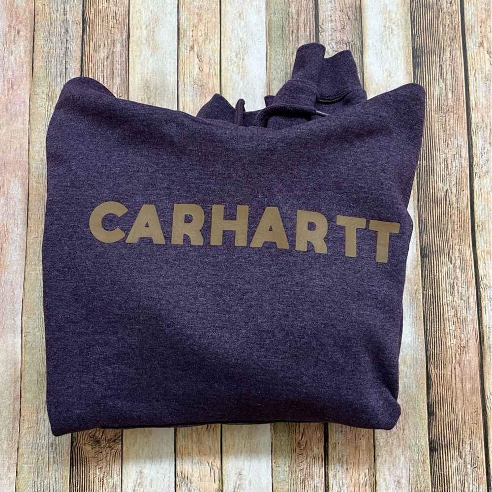 Carhartt loose fit hoodie size L plum color